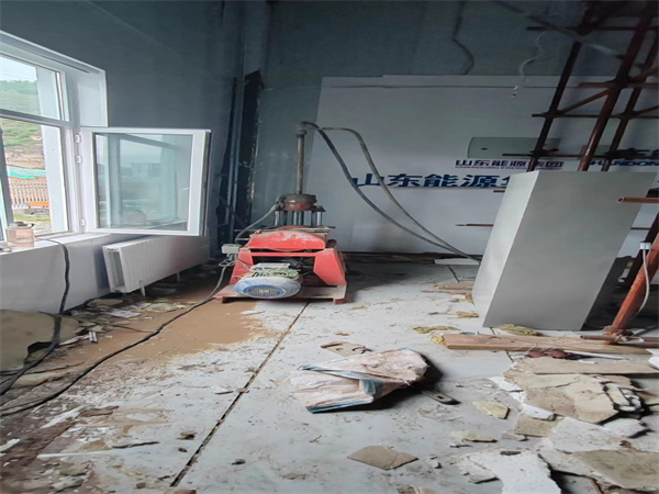 召陵地基基础下沉墙体裂缝加固注浆顶升施工